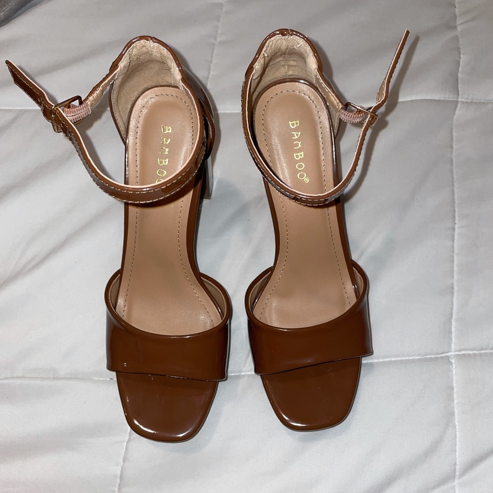 Bamboo Brown Heels